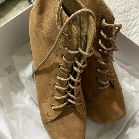 JEFFREY CAMPBELL LITA TAUPE 9.5 - Picture 7 of 11